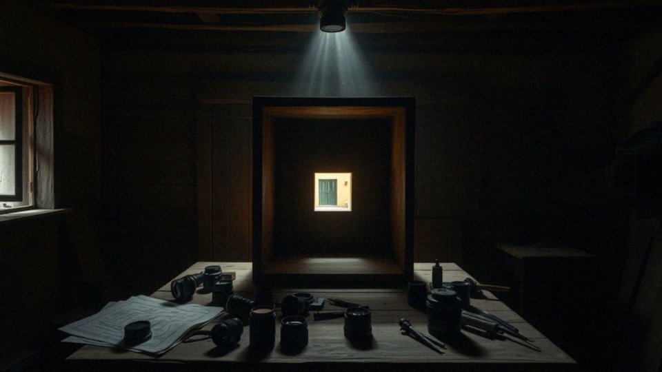 Jak zasada camery obscura odnosi się do działania aparatu?