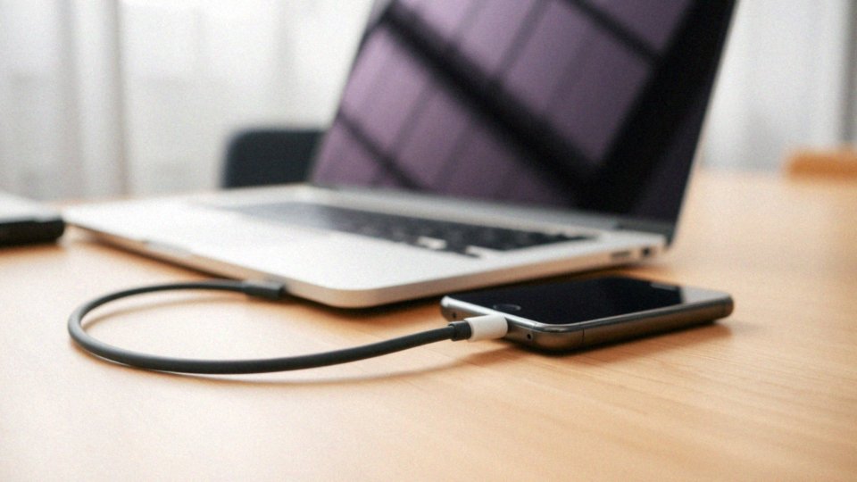 Jak podłączyć telefon do komputera przez kabel USB?