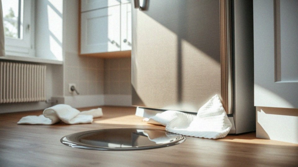 Co zrobić, gdy lodówka zbiera wodę? Jakie są kroki naprawcze?