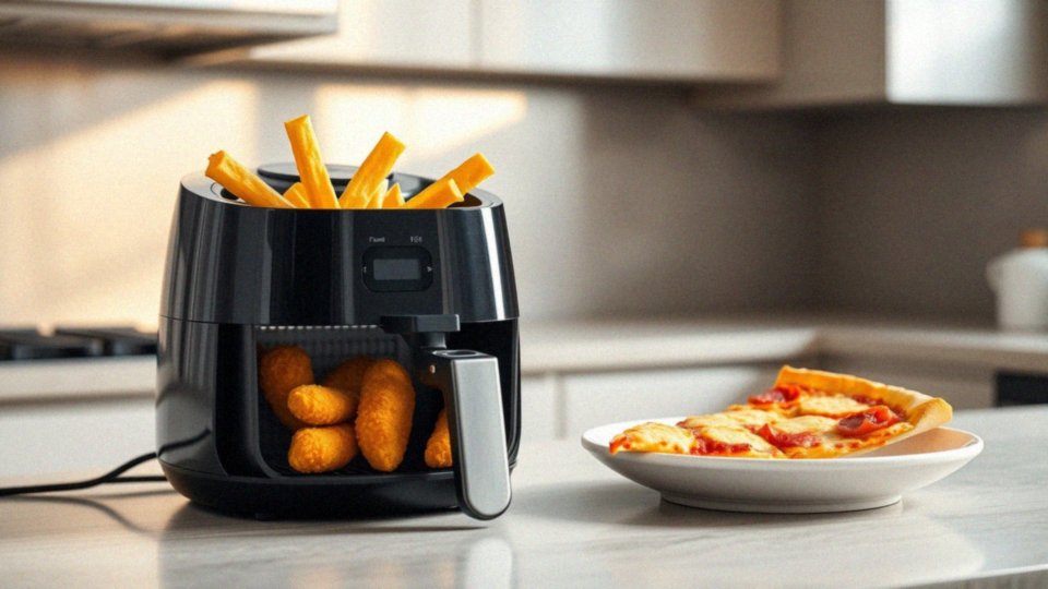 Jak frytownica beztłuszczowa może być użyta do odgrzewania jedzenia?