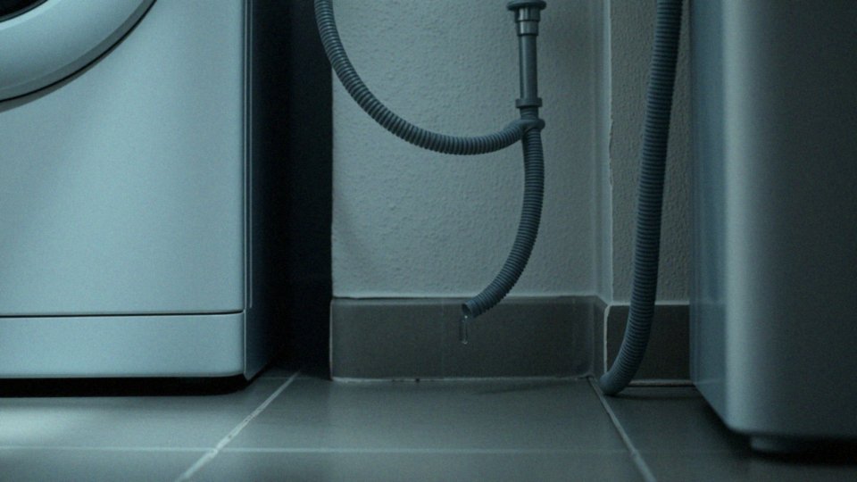 Jak zagięty lub uszkodzony wąż doprowadzający wodę wpływa na zmywarkę?