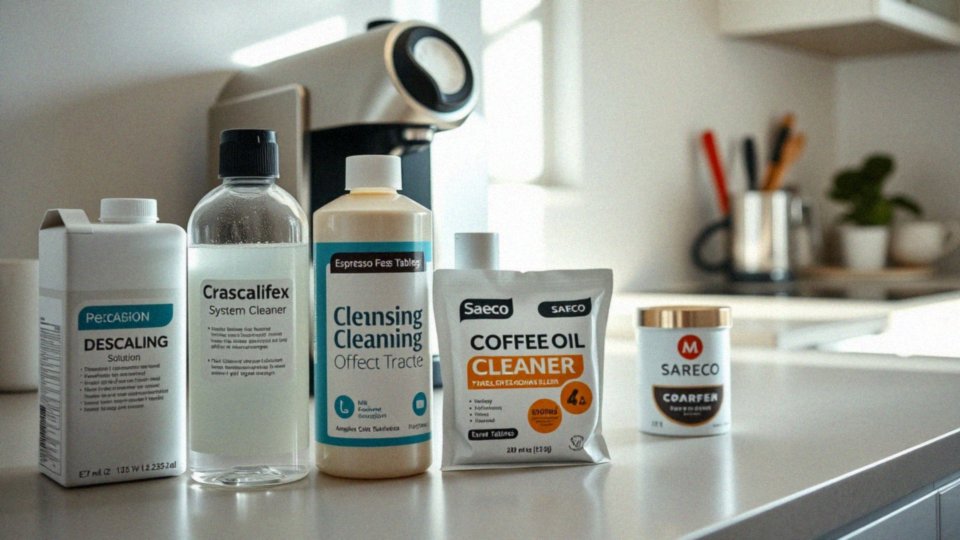 Jakie środki czyszczące mogą być używane do utrzymania ekspresu Saeco?