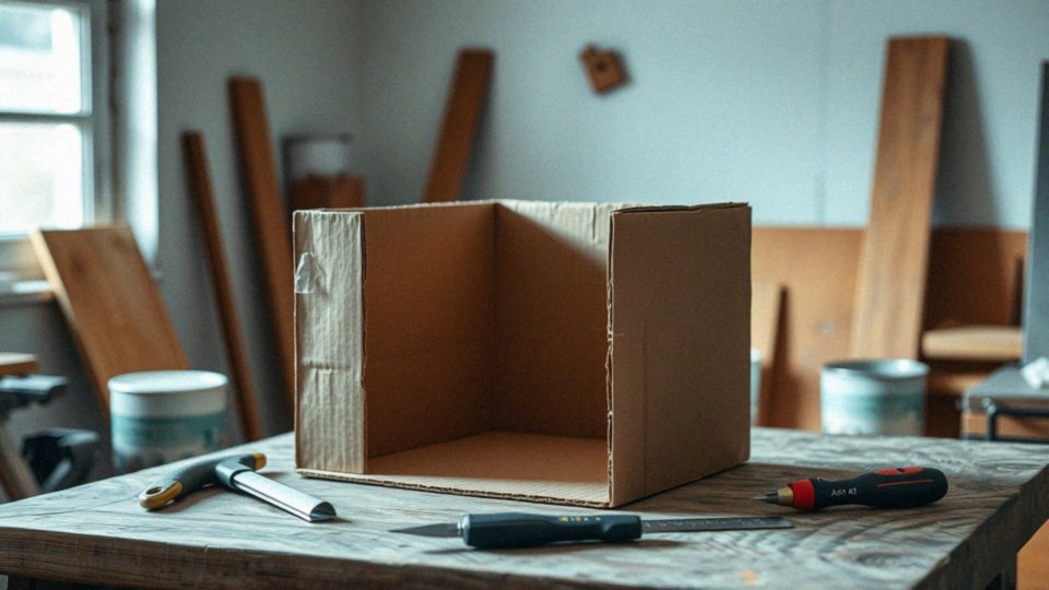 Jak przygotować pudełko do budowy namiotu bezcieniowego?