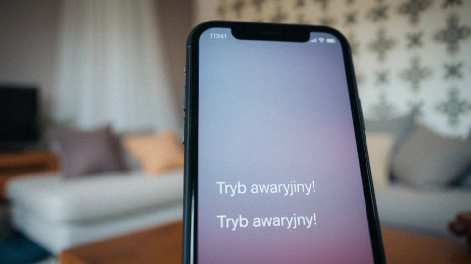 Jakie są objawy trybu awaryjnego na telefonie?
