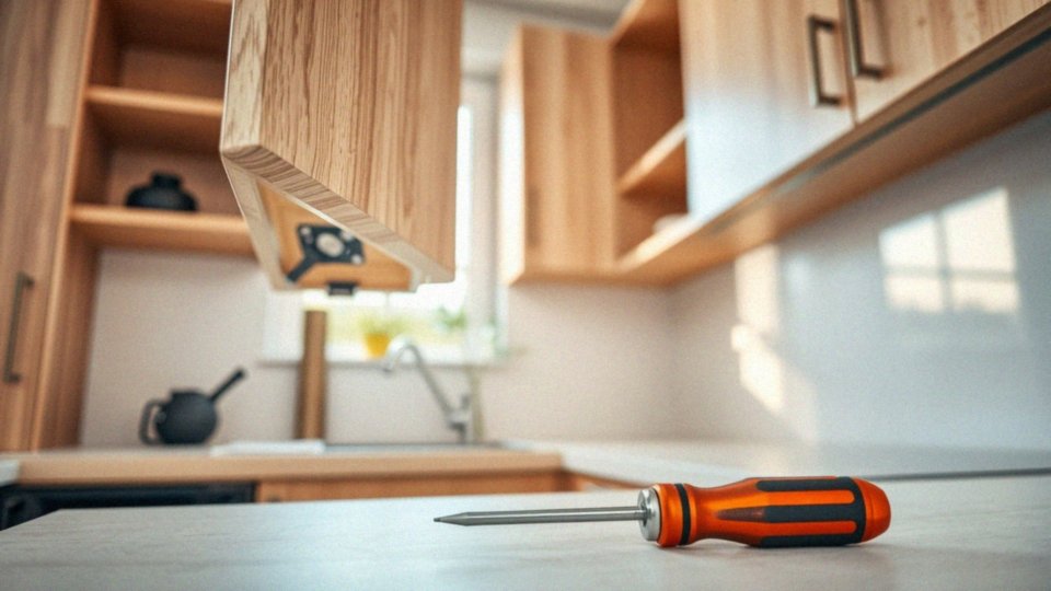 Jak właściwie regulować zawiasy frontu meblowego?