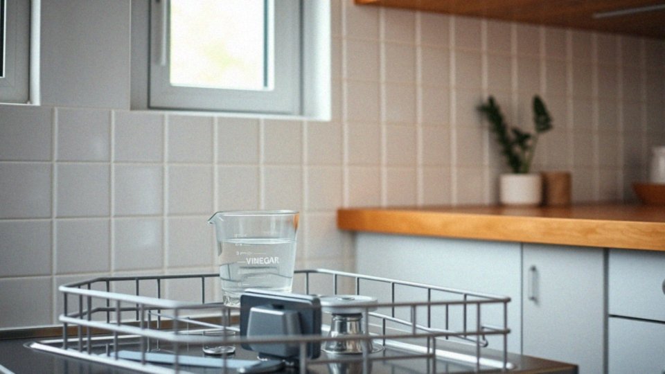 W jaki sposób ocet może być użyty jako zamiennik soli do zmywarki?