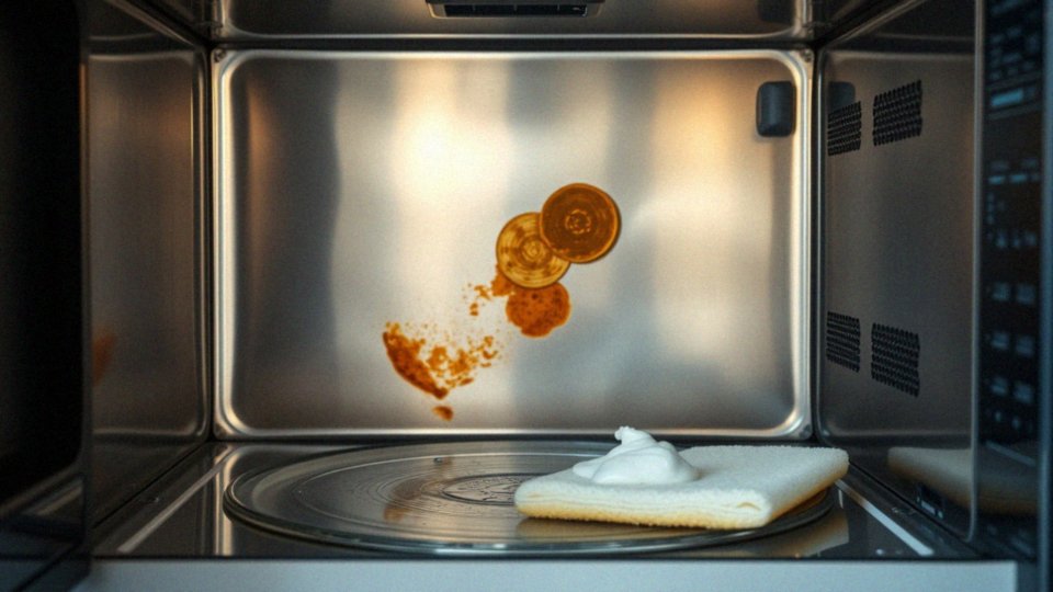 Jak soda oczyszczona radzi sobie z trudnymi zabrudzeniami w mikrofalówce?