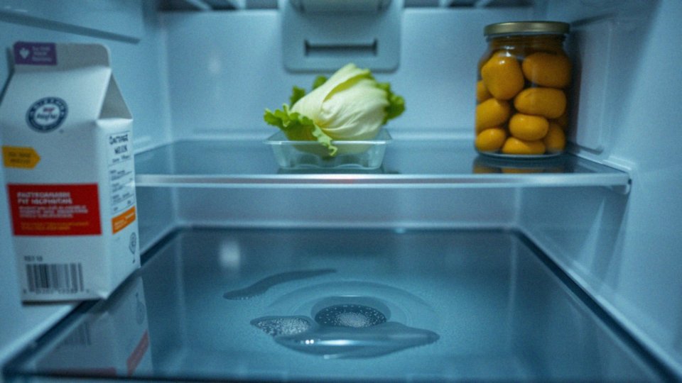 Jakie są potencjalne skutki zatoru w odpływie w lodówce?
