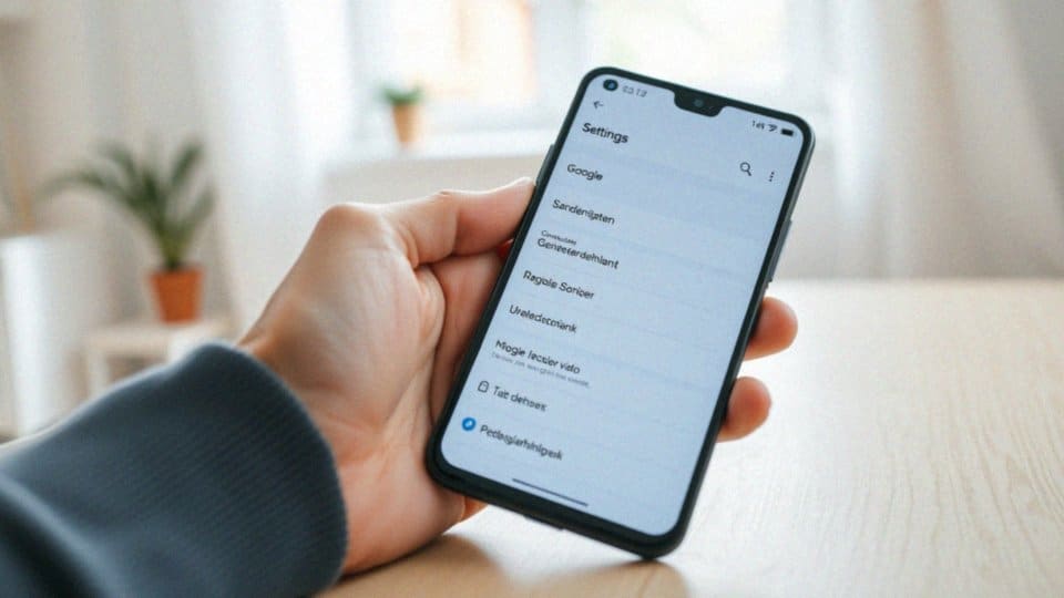 Jak znaleźć sekcję Google w ustawieniach telefonu?