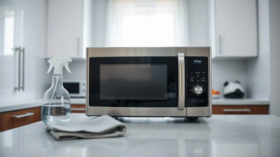 Jak prawidłowo czyścić zewnętrzną część mikrofalówki?