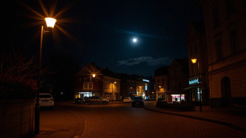 What lighting conditions should you consider for fotografia nocna?