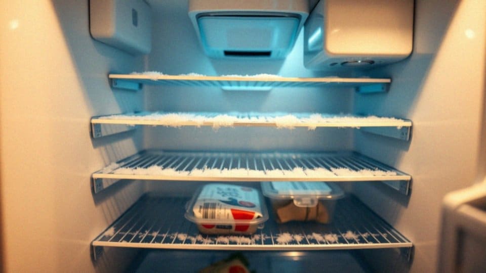 Dlaczego szron pojawia się w lodówce?