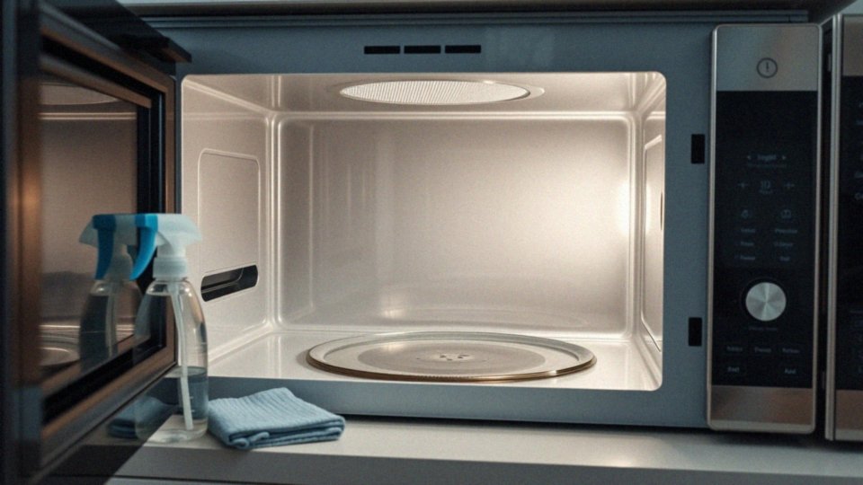 Jak utrzymać mikrofalówkę bez talerza w czystości?