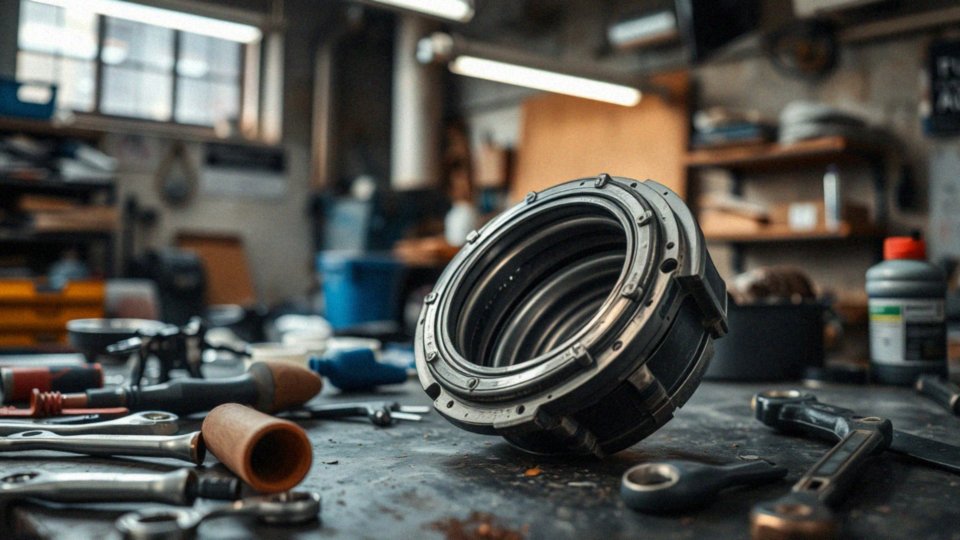 Jakie są etapy montażu nowych łożysk i uszczelniacza?