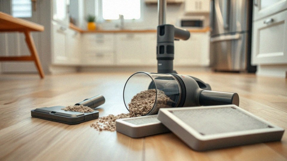 Jak często należy czyścić filtry w odkurzaczu bezworkowym?