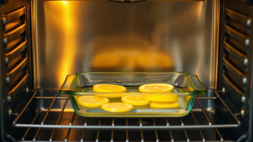 Jak cytryna pomaga w usuwaniu tłuszczu z piekarnika?