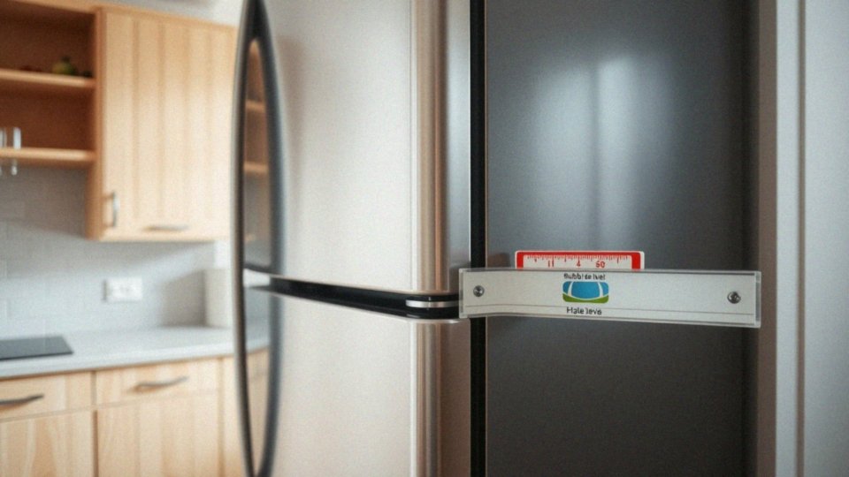 Jak używać poziomicy do sprawdzenia ustawienia lodówki?