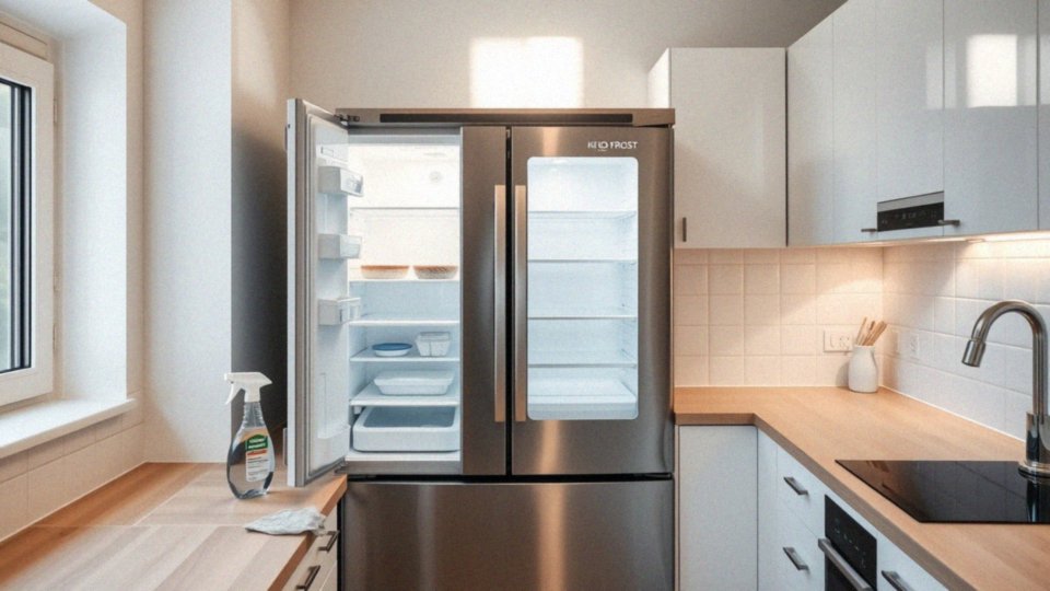 Jakie są zasady czyszczenia lodówki No Frost?