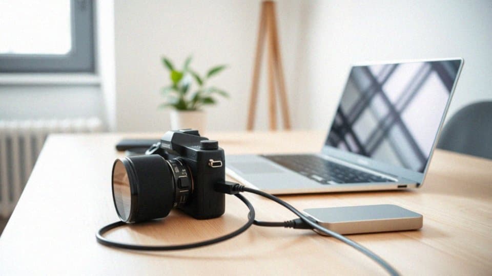 Jak zgrywać zdjęcia przy użyciu kabla USB?