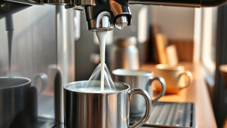 W jaki sposób ekspres kolbowy spienia mleko?