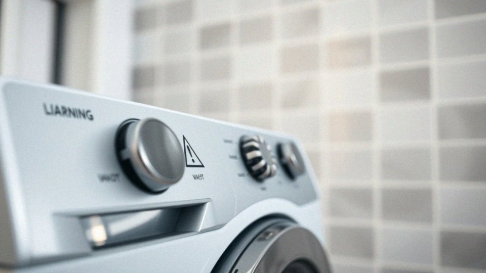 Jakie są główne symbole ostrzegawcze na pralce?