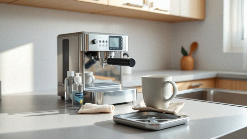 Jakie są podstawowe kroki czyszczenia ekspresu do kawy?