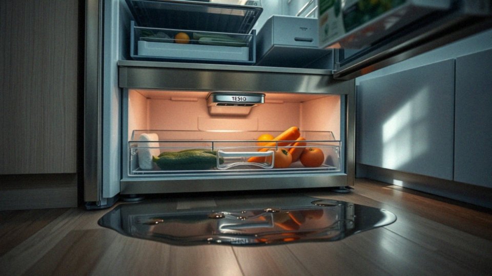 Dlaczego w lodówce zbiera się woda?