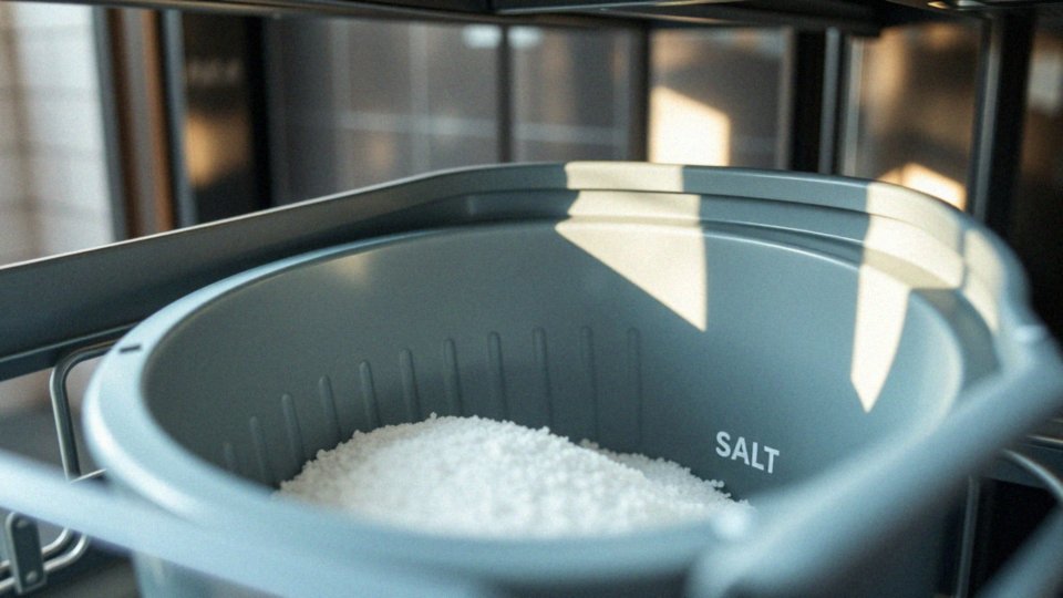 Co zrobić w przypadku nadmiaru soli w zmywarce?