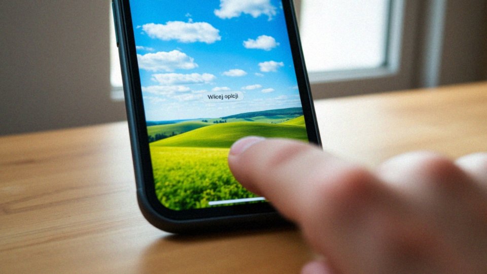 Jak używać opcji 'Użyj jako' lub 'Ustaw jako' z galerii zdjęć?