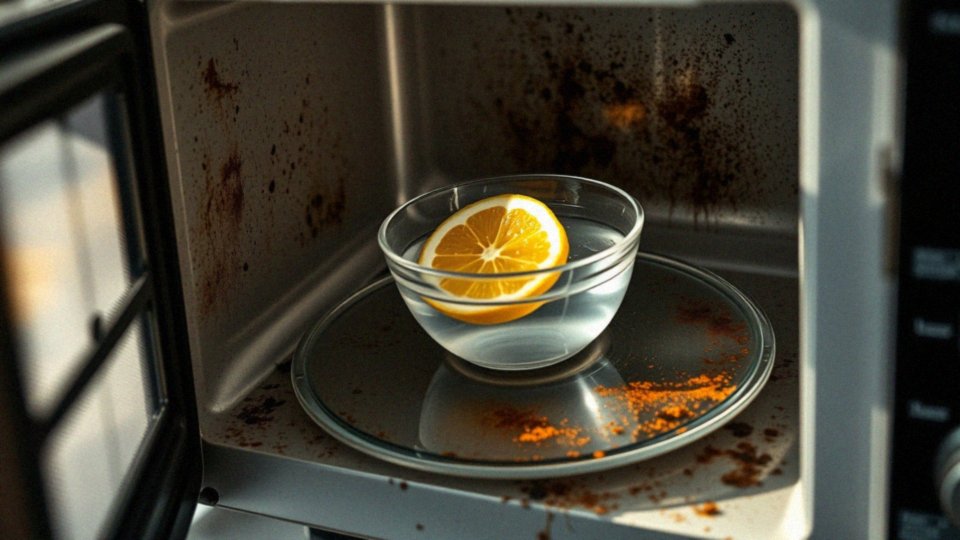 Jak wyczyścić mikrofalówkę ze spalenizny? Skuteczne sposoby